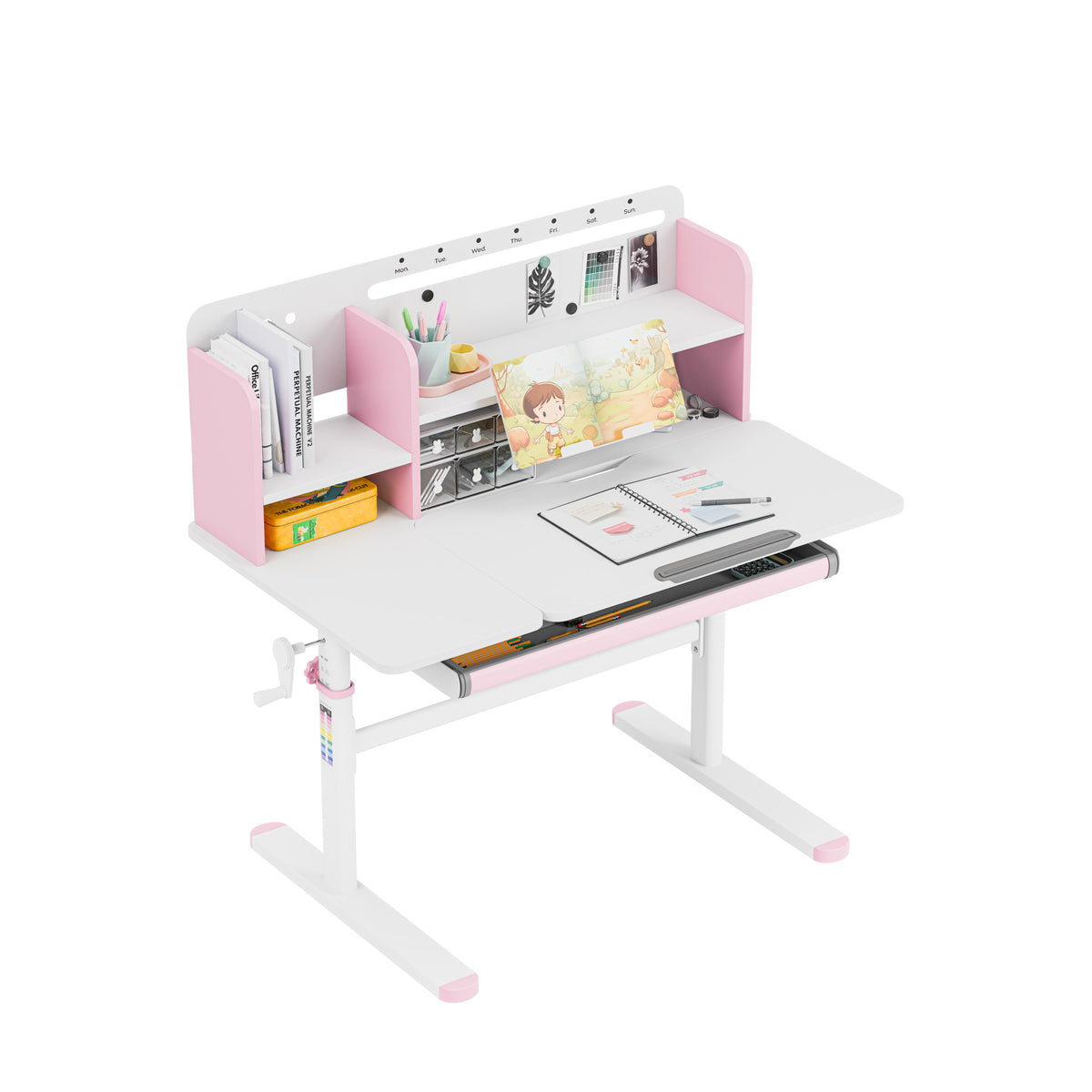 Kinderschreibtisch Mark Adler Study 5.7 Pink 100 cm
