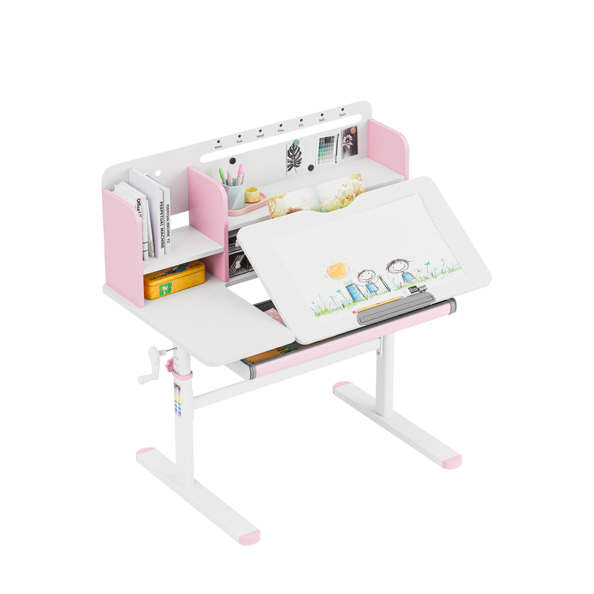 Kinderschreibtisch Mark Adler Study 5.7 Pink 100 cm