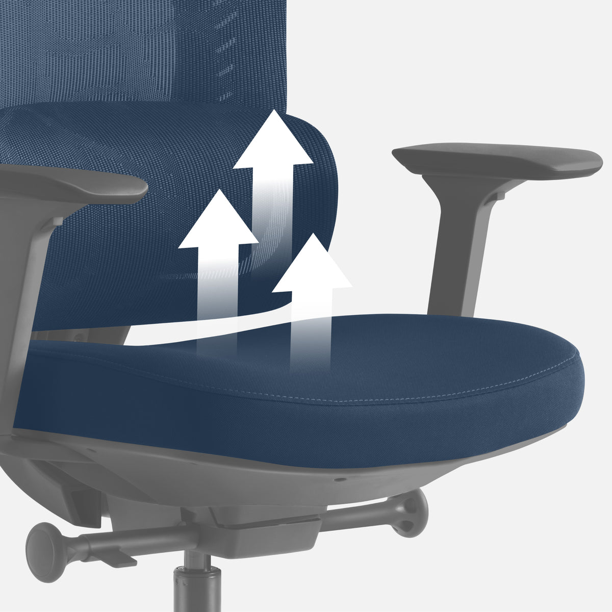 Bürostuhl mit Massagefunktion Mark Adler Visioner 6.1 Schwarz
